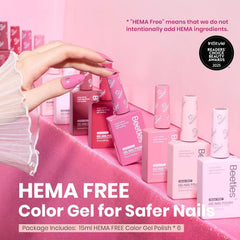 Beetles Romantic Blush collection 02 highlights a rosy shade for versatile nail looks