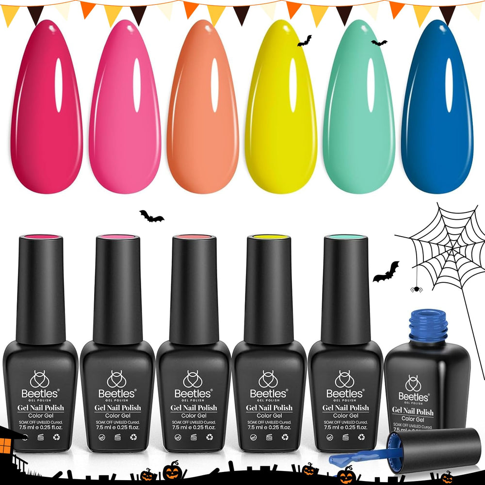 Beetles Spring gel polish diy nail art friendly for at home manicures.