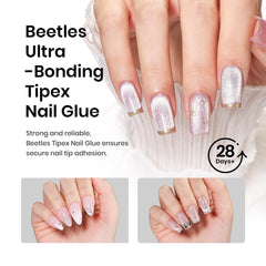 Beetles Tipex: aplicación rápida sin necesidad de sostener las uñas.