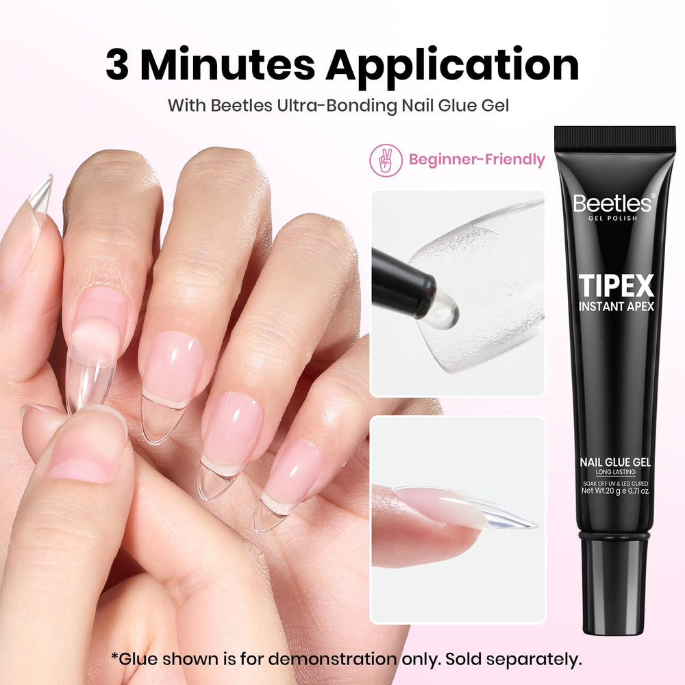 Beetles Tipex Lite acabado duradero para manicure en casa