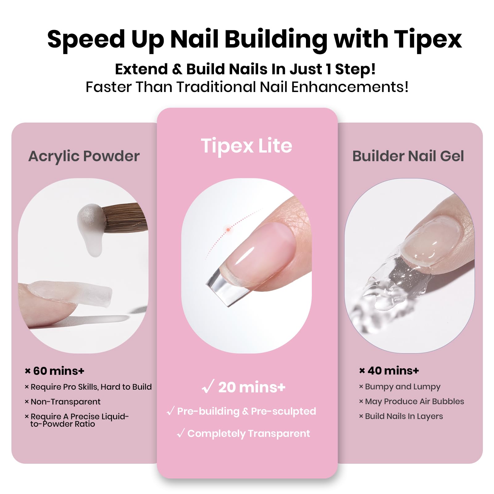 At-home manicure setup with Beetles Tipex Lite for easy DIY nails.