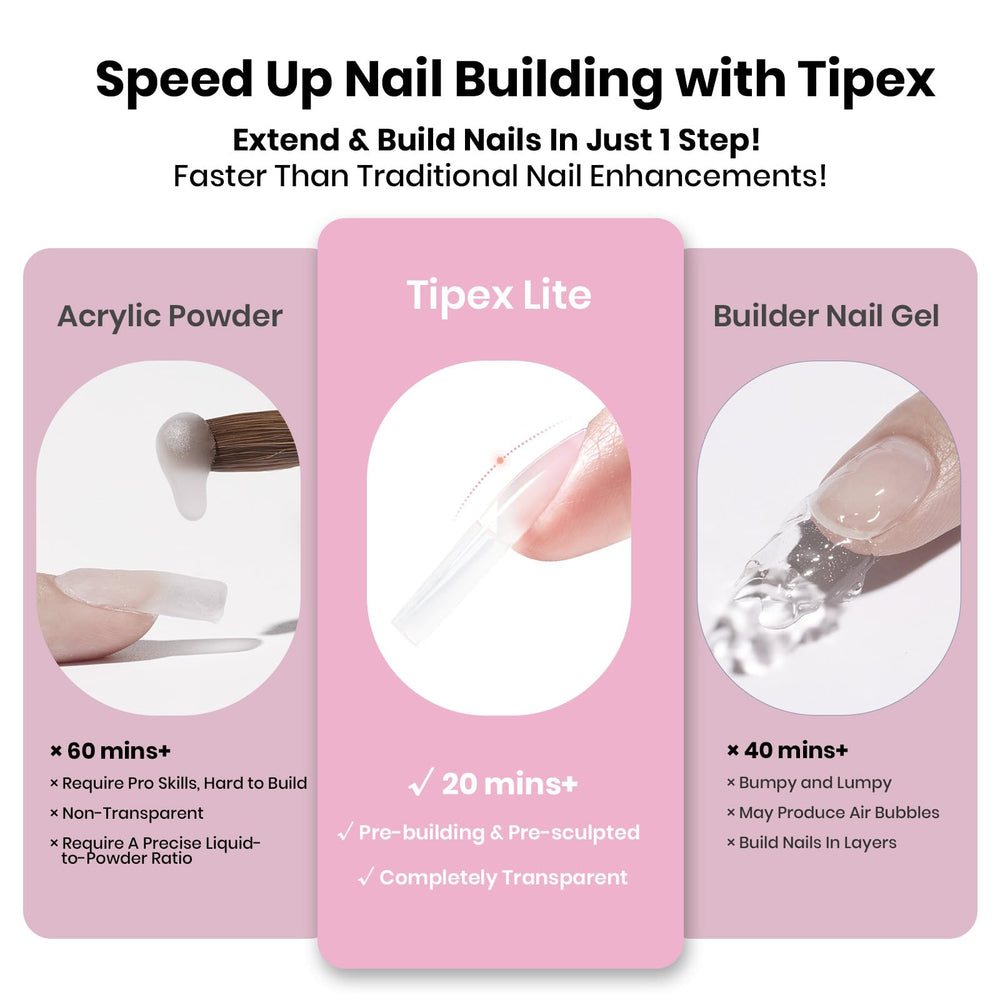Beetles Tipex Lite beginner-friendly DIY kit for confident home manicures.