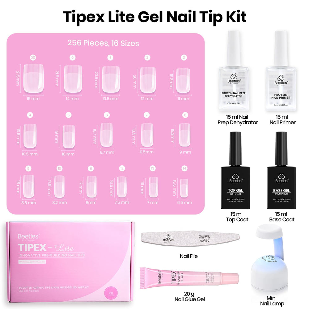 Beetles Tipex Lite beginner-friendly tips require no extra prep