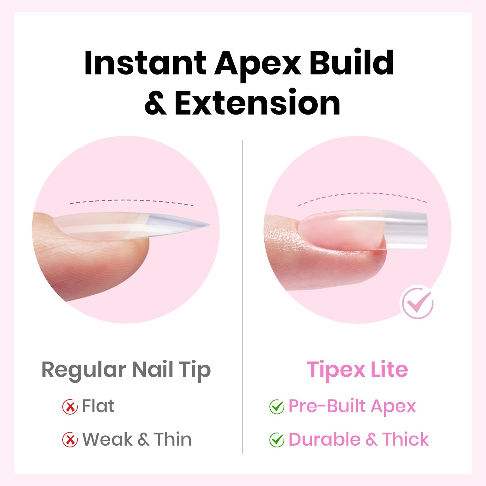 Beetles Tipex Lite tips in 16 sizes for precise fit