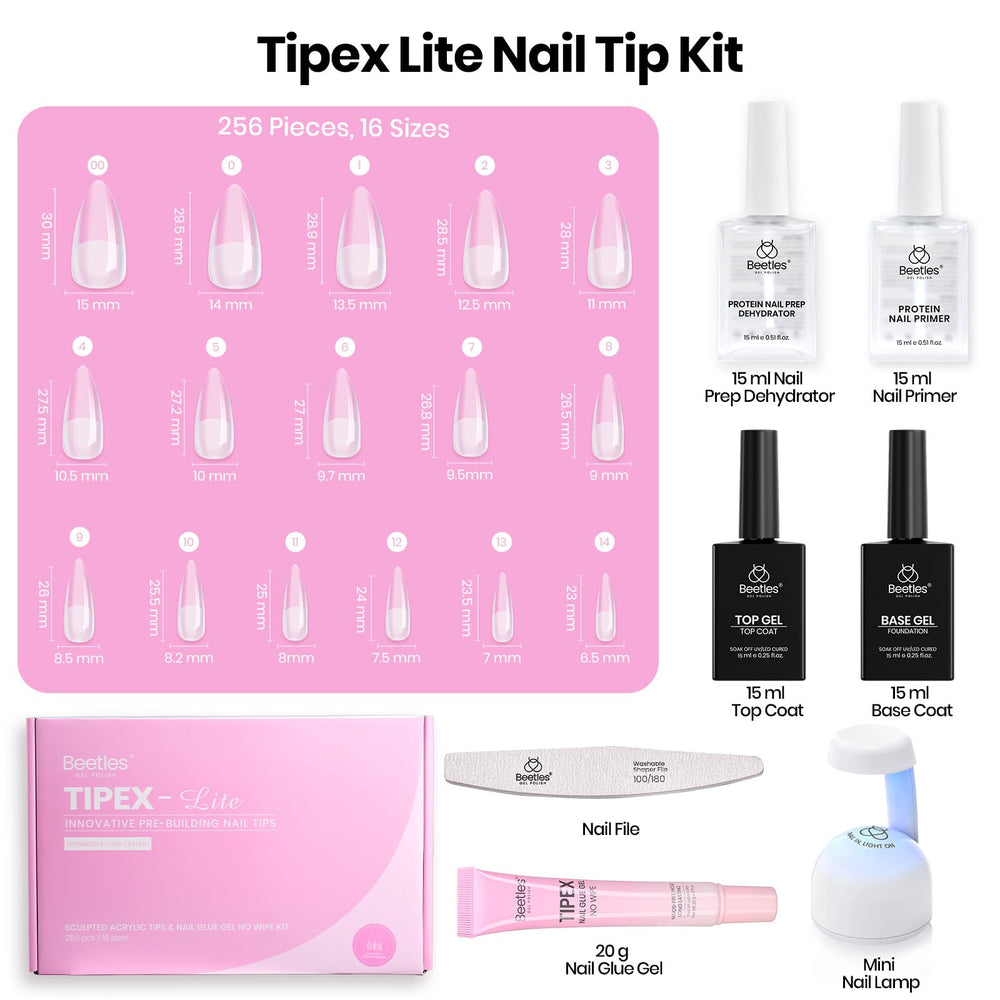 Beetles Tipex Lite starter kit ready for creative nails
