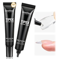 Beetles Tipex: dos botellas de gel de uñas de 20 g para uso profesional.