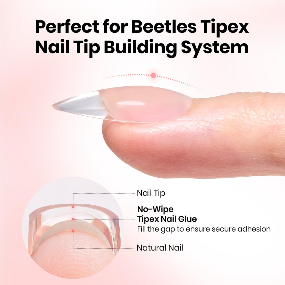Beetles Tipex Pegamento Uñas Gel: curado estable con UV/LED para mayor durabilidad