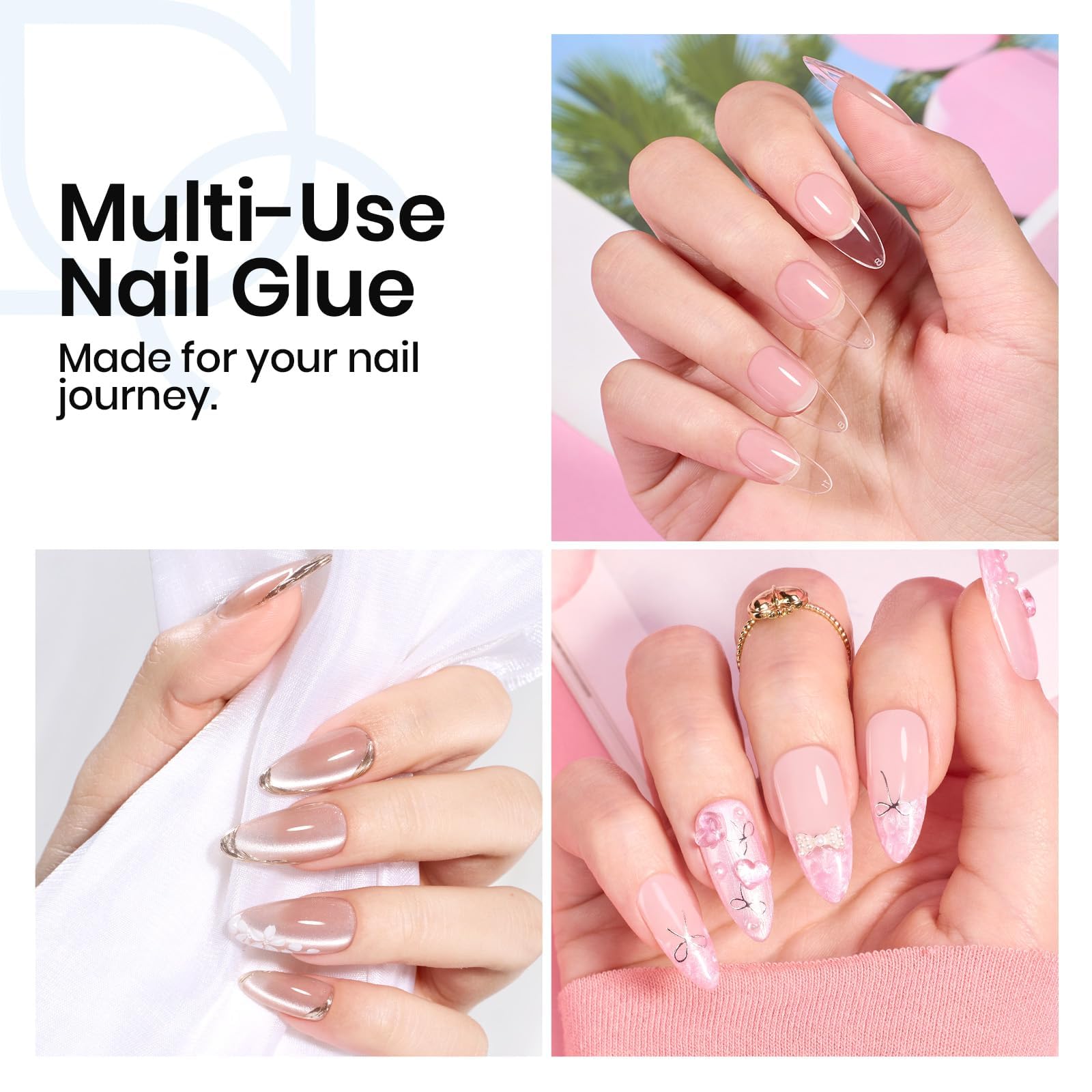 Beetles uso multipropósito: uñas acrílicas y falsas con gel.