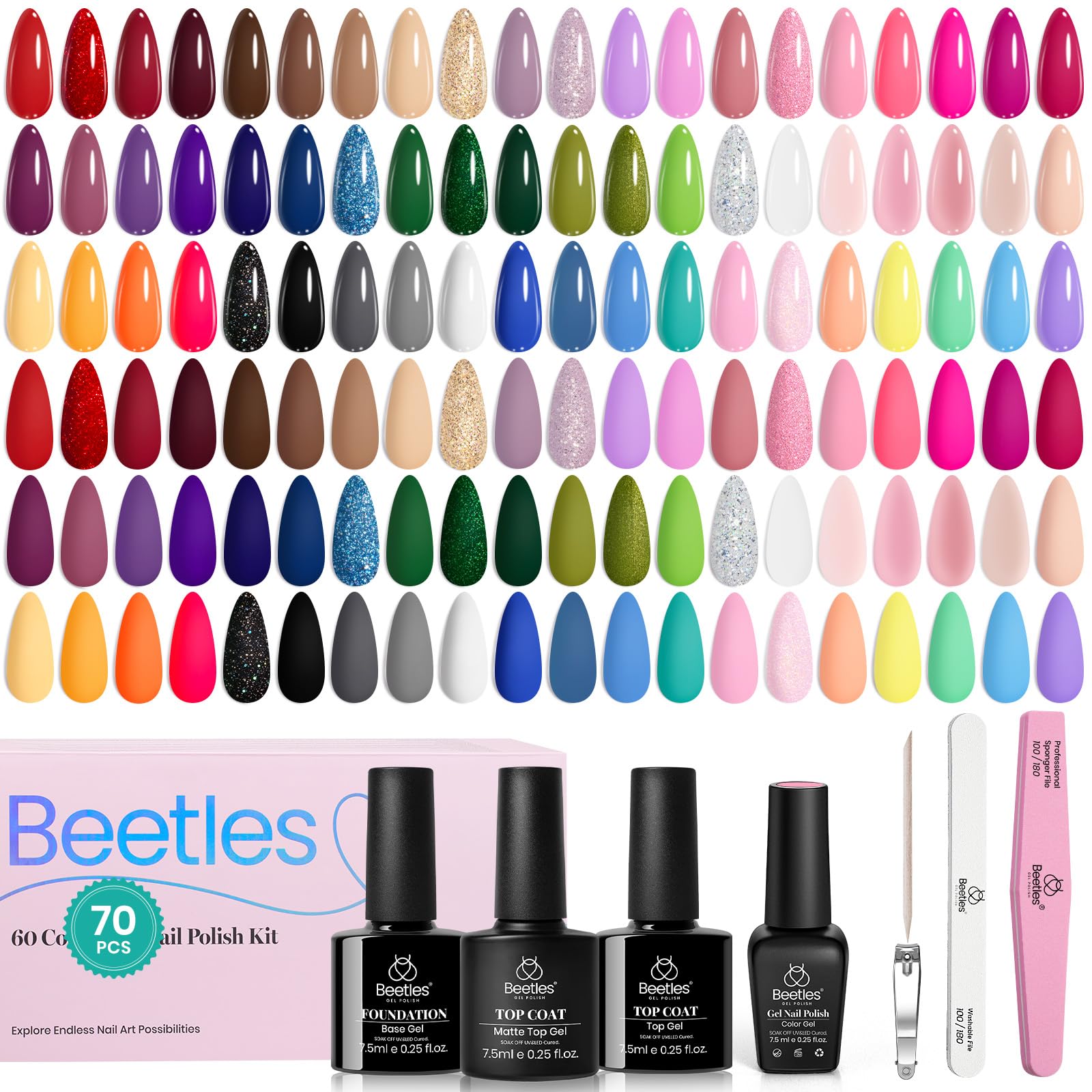 Beetles UV/LED lamp compatibility for quick curing at home
