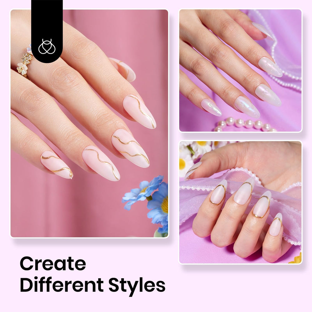 Beetles UV/LED-curing matte top coat provides a quick, durable matte look for nails.