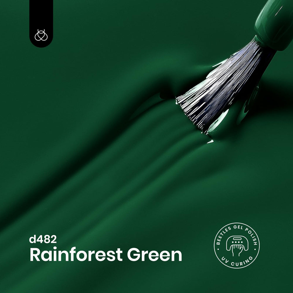 Beetles gel verde, retirada fácil con método de remoción en gel.