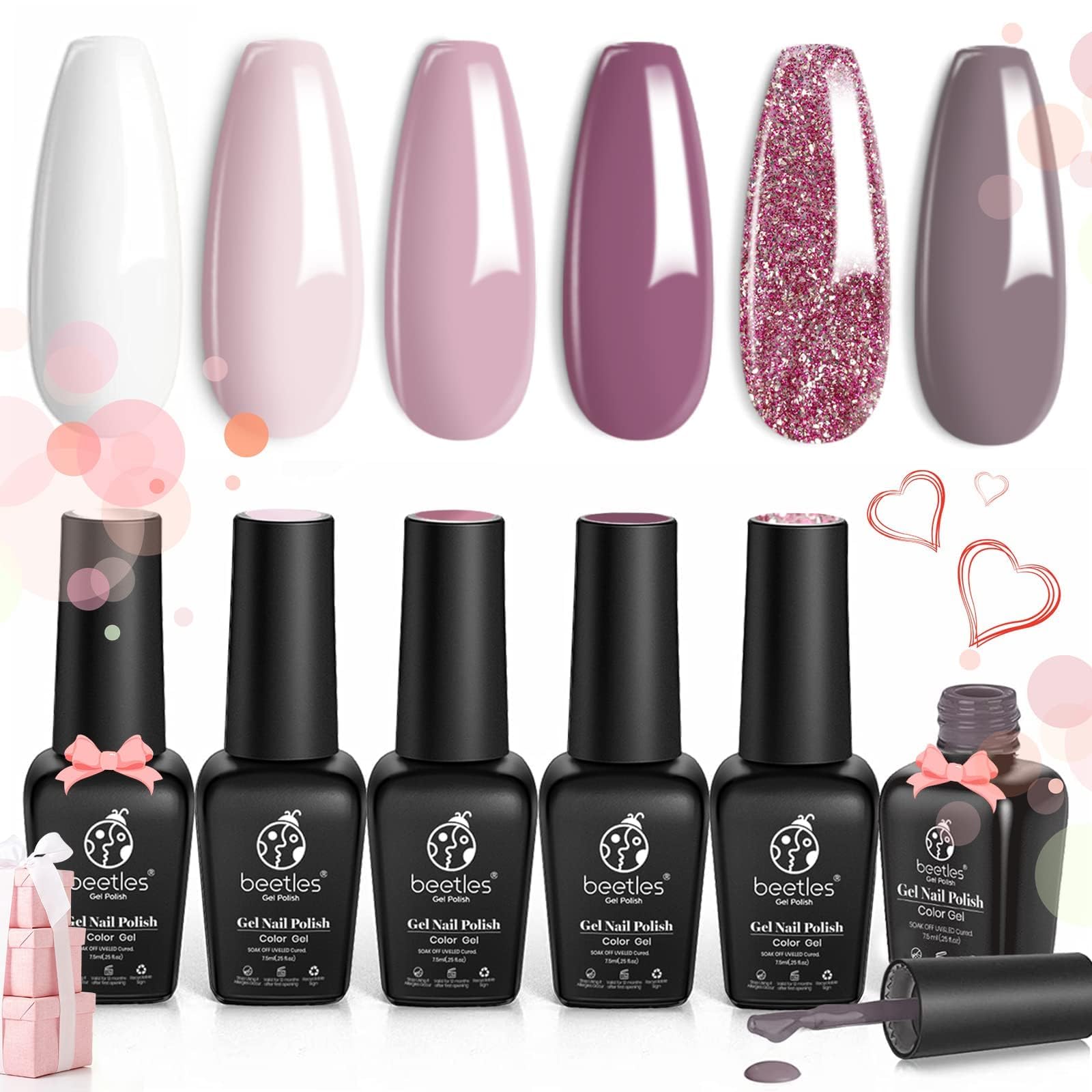 Beetles Wedding Gel Polish manicura casera, perfecta para celebraciones.