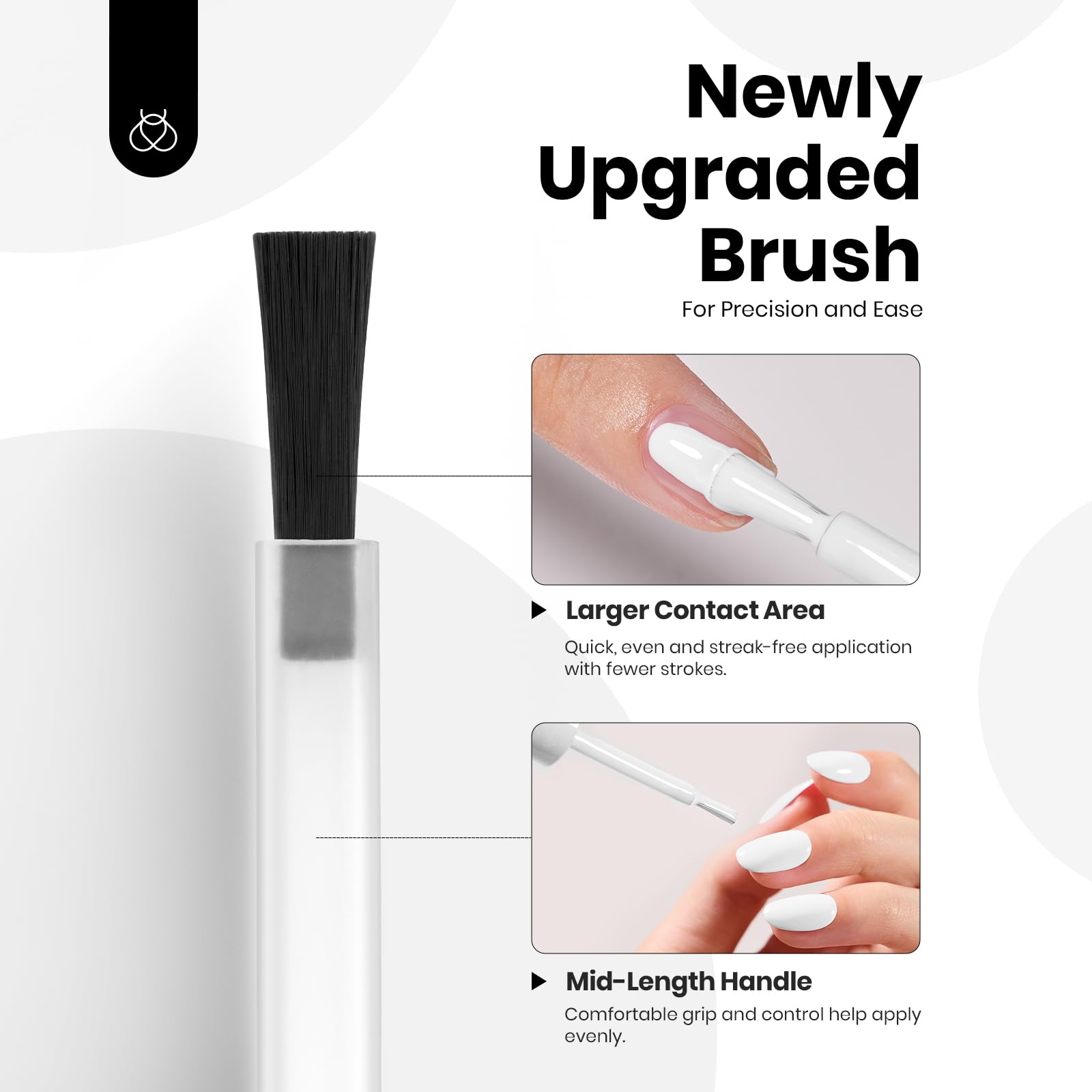 Beetles White Gel Polish compact packaging designed for easy storage and gifting