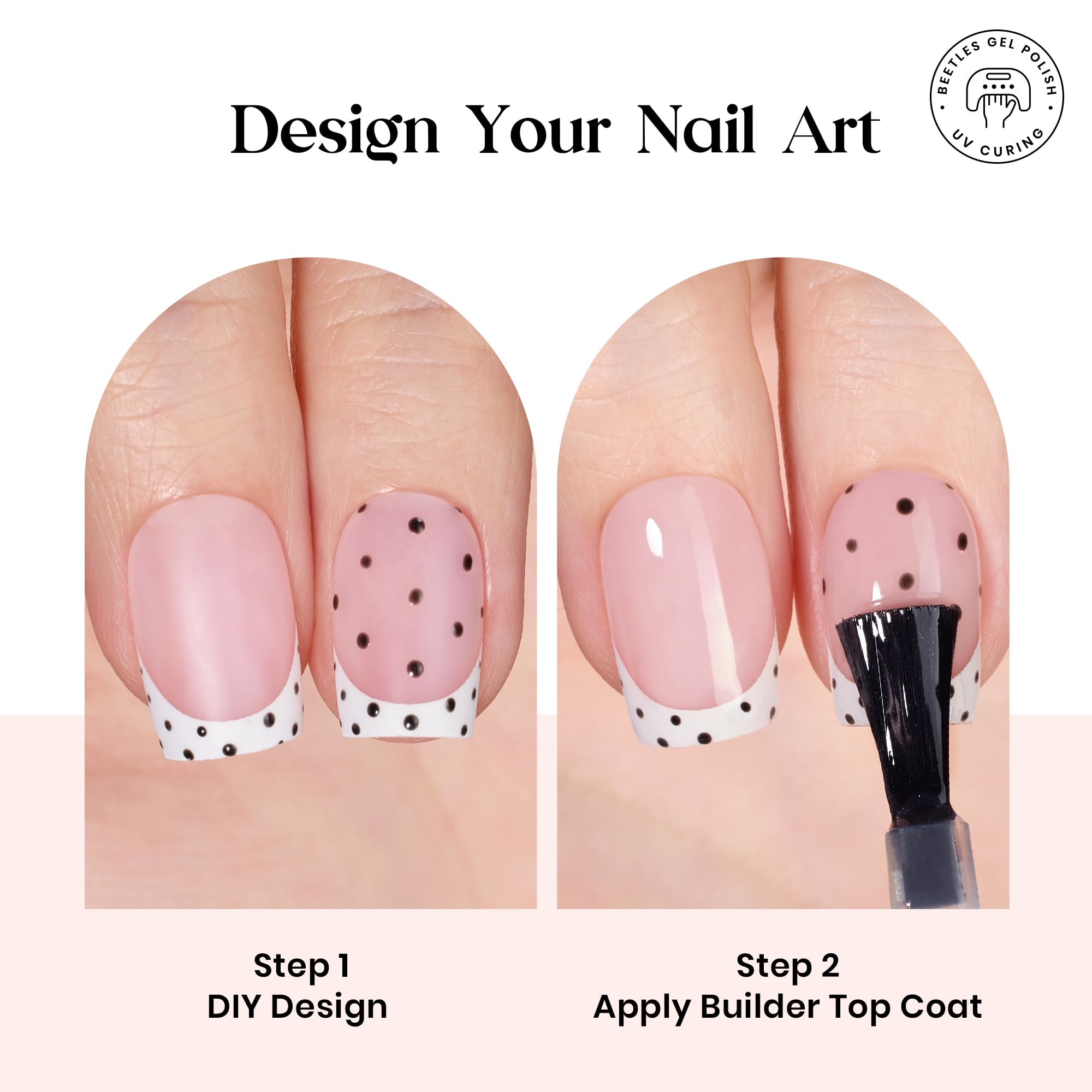 Beetles X Press Plus Nail Remover for simple cleanup after wear.