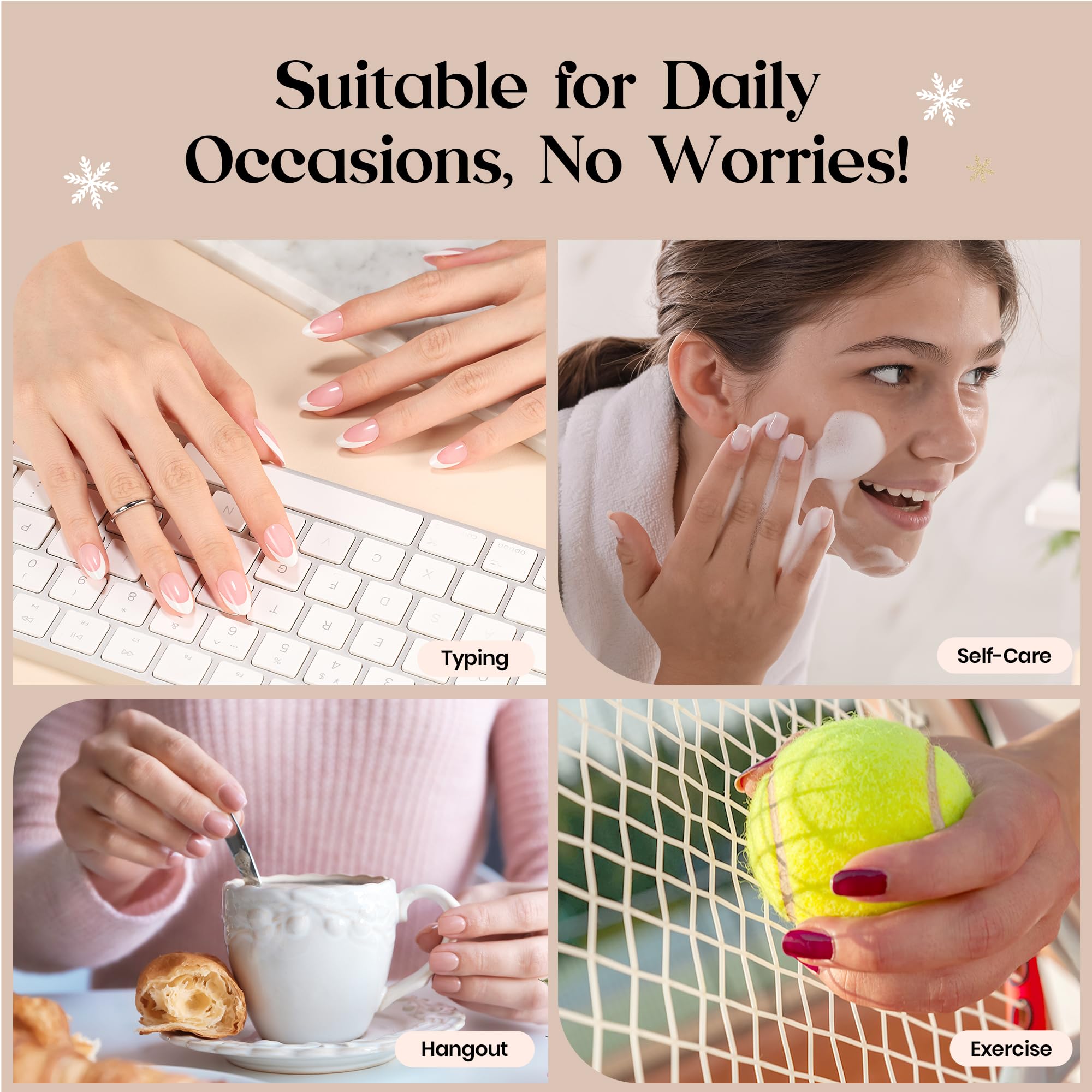Beetles X Press Plus Red French Tip Nails cuticle oil for nail care