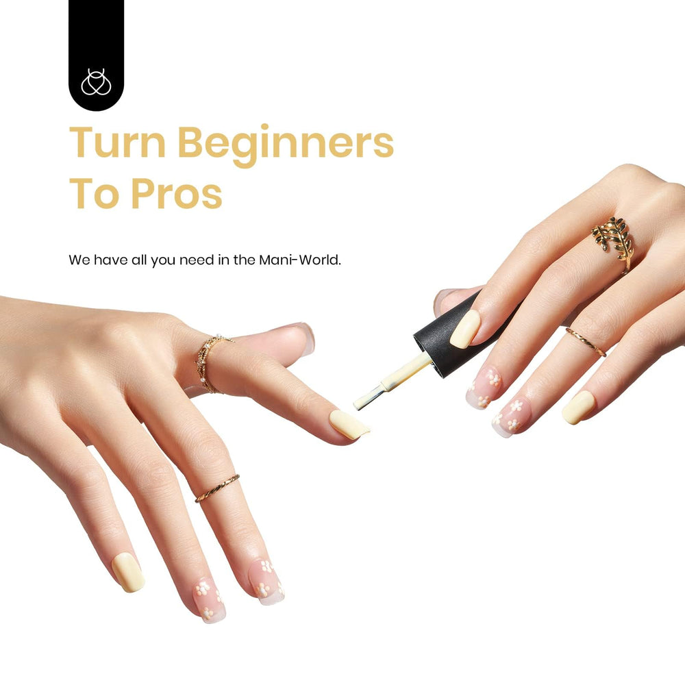 Beetles Yellow Gel Polish soak-off formula enables easy removal