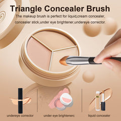 BeeYoYe multi-function mini-foundation brush for hard-to-reach spots