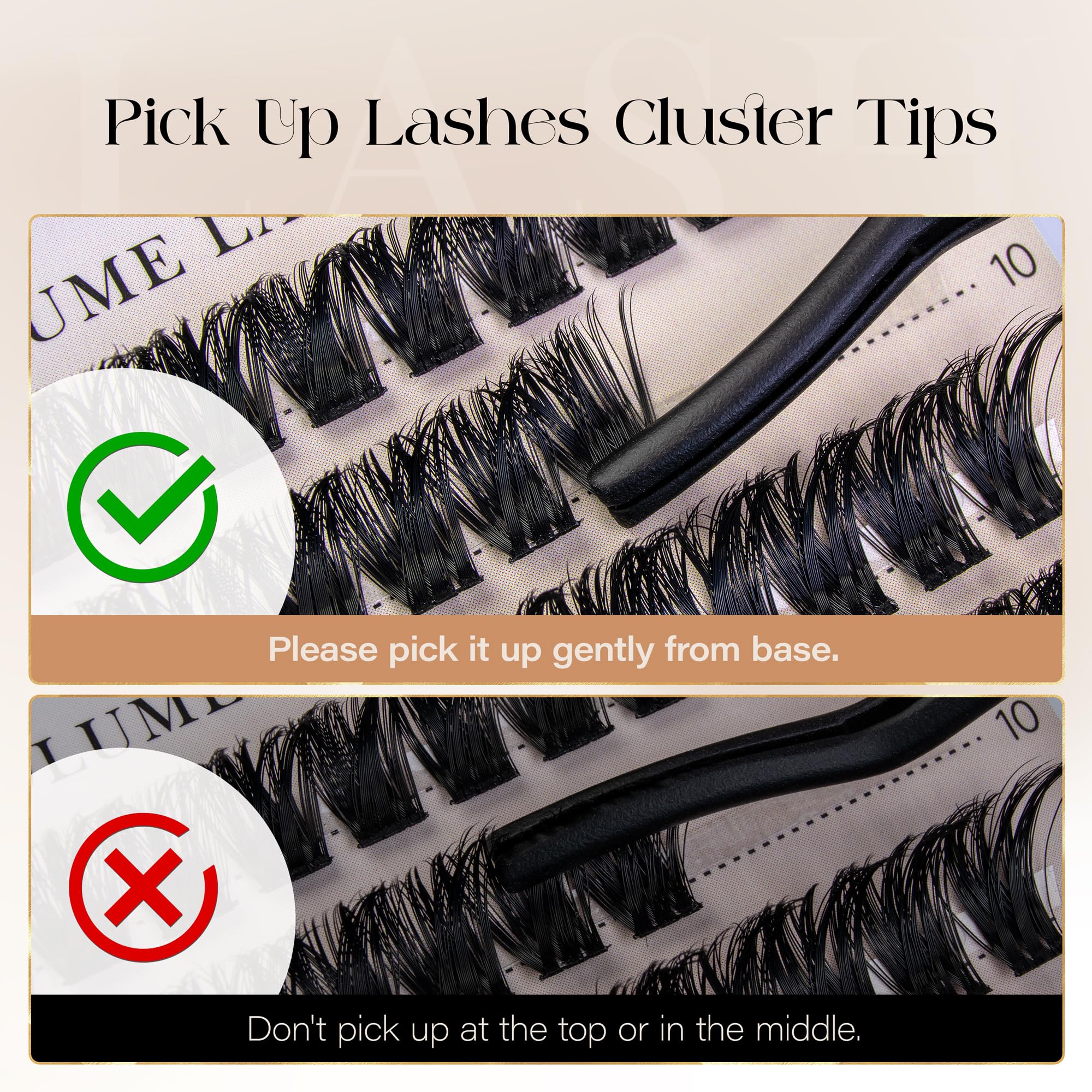 BEFER BEAUTY DIY lashes for at-home easy application and salon-like result.