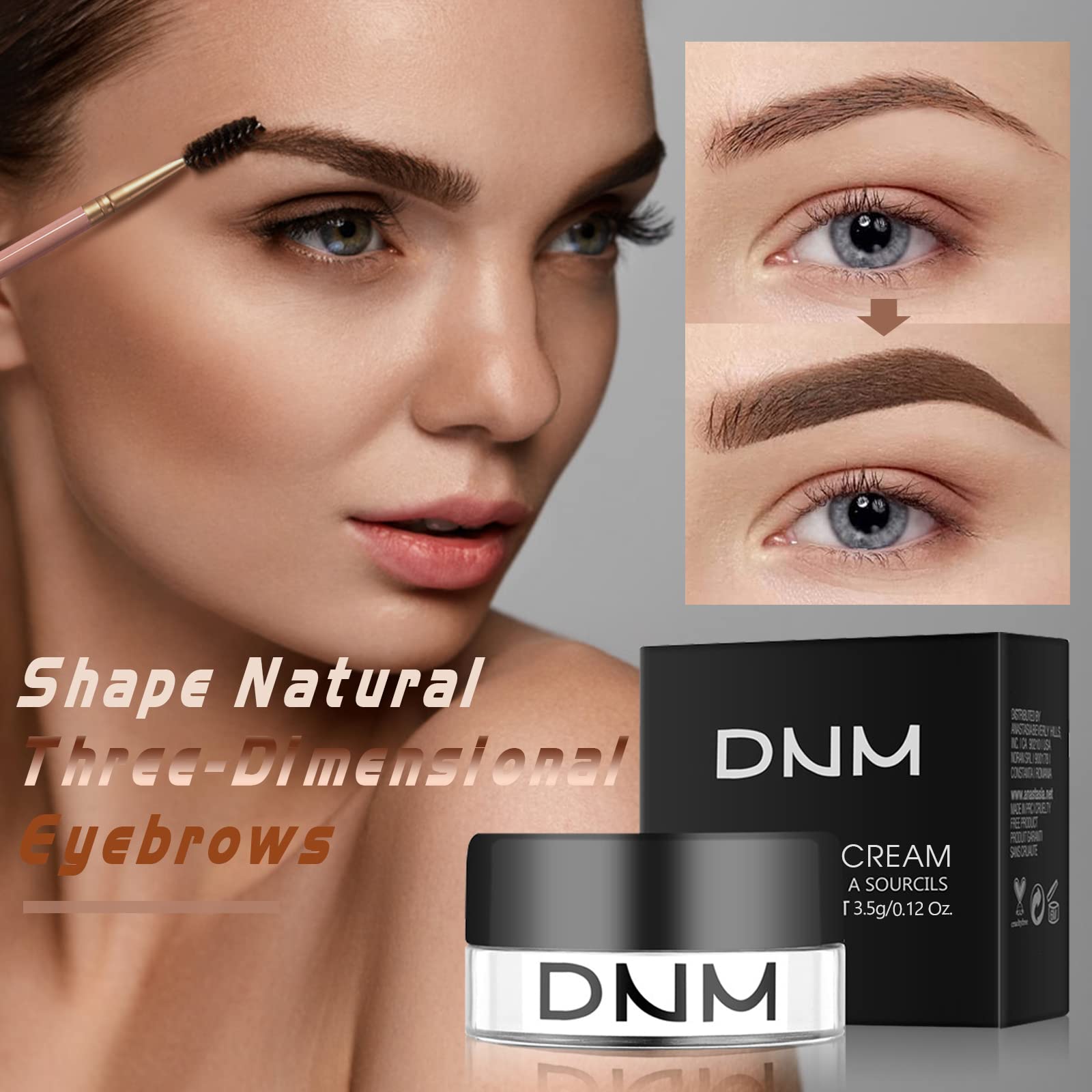 BEFIVECOK fórmula duradera para cejas definidas durante todo el día