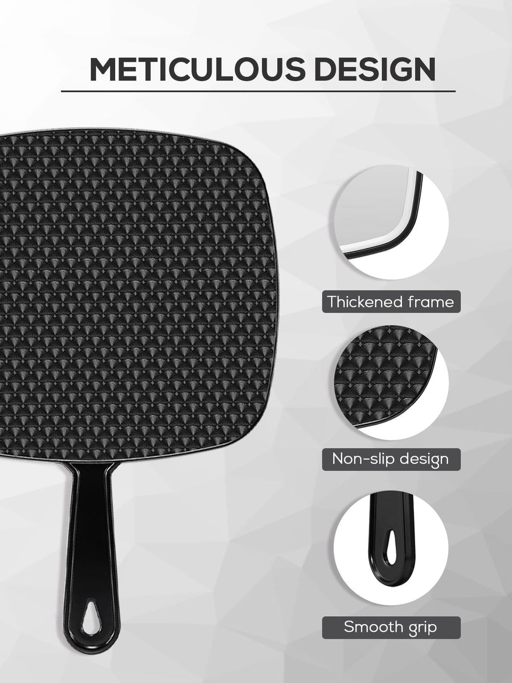 BEFUI reinforced-frame salon mirror offers durable performance during busy sessions.
