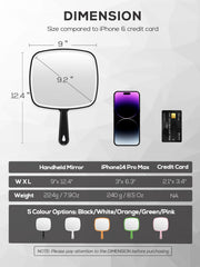 BEFUI hair salon mirror provides wide 7.9x9 inch view for precise styling.