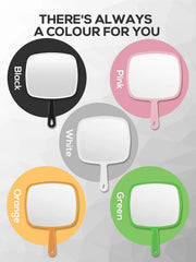 BEFUI versatile mirror can be hung or held for flexible grooming use.