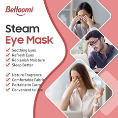 BeHoomi calor suave 104-113 °F para ojos relajados
