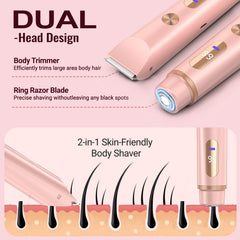 BEIDUONA USB-C fast charge for cordless grooming sessions
