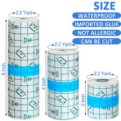 Beieverluck 2-inch waterproof bandage provides discreet protection for fresh tattoos.