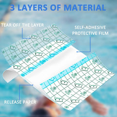 Beieverluck 4-inch wrap covers larger areas with durable water resistance.