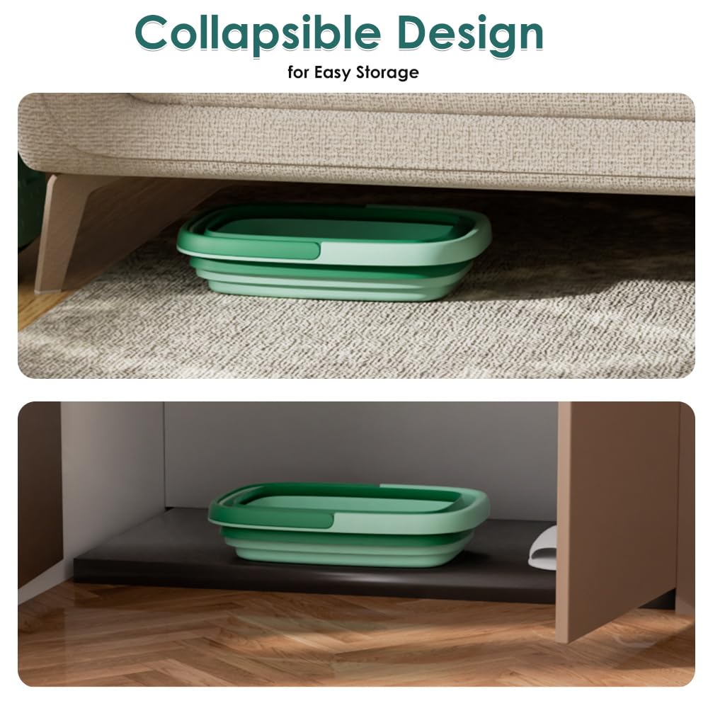 Beinilai collapsible basin holds up to 15 L for larger foot soaks.