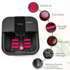 Beinilai Collapsible Foot Spa bubble jets for soothing circulation