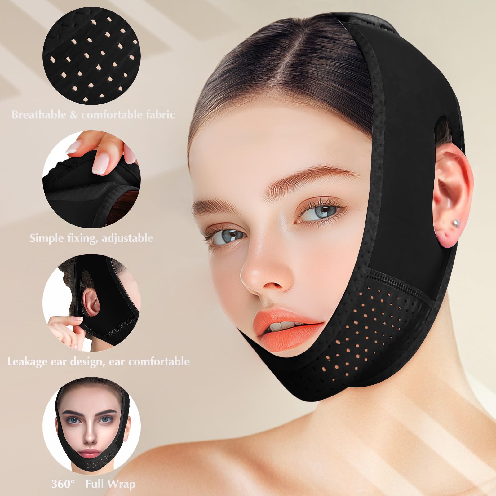 Beiskll adjustable head strap ensures secure, comfortable wear