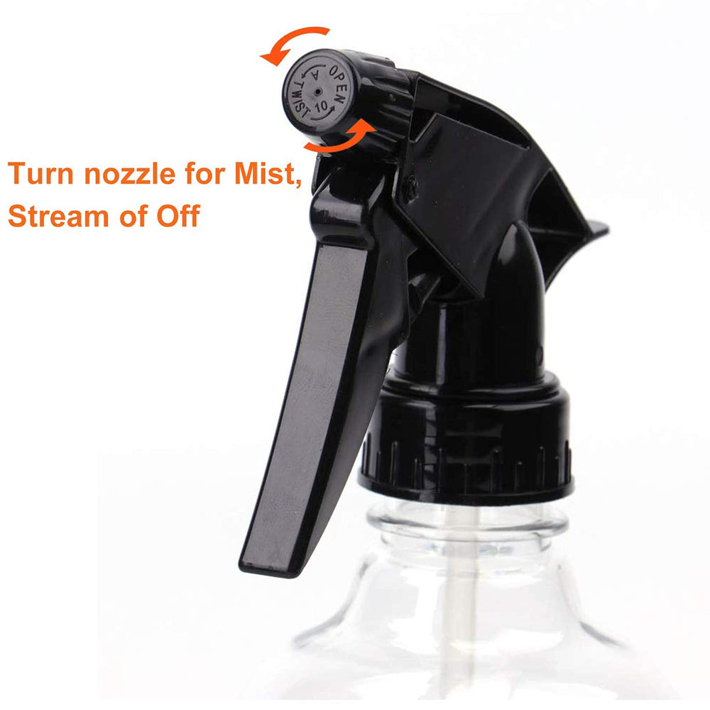 Bekith clear body bottle for easy contents identification in kitchen or bath