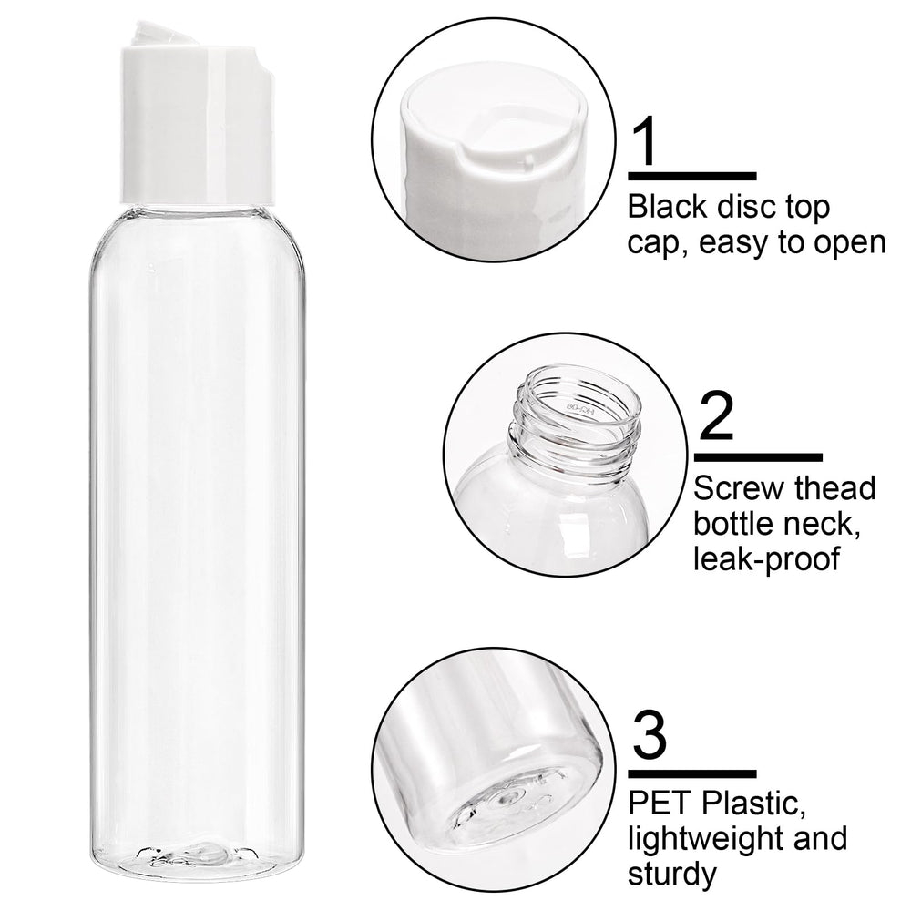 Bekith BPA-free plastic bottle ideal for storing lotions, shampoos, and creams.