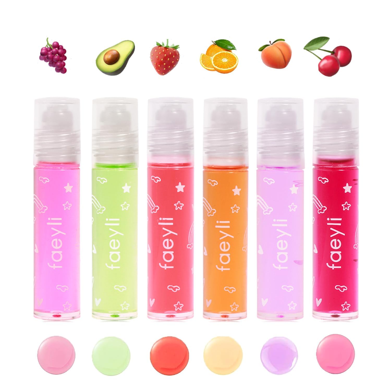 Bekoeen kit labios con aplicador bola en empaque, ideal para regalo.