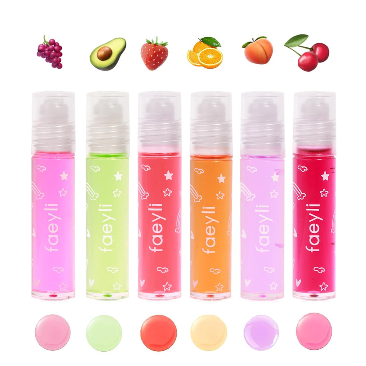Bekoeen kit labios con aplicador bola en empaque, ideal para regalo.