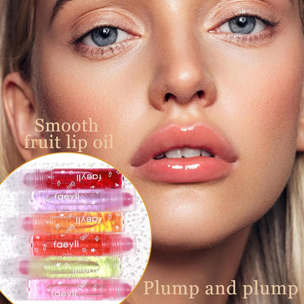 Bekoeen labios brillo transparente, textura suave y natural.