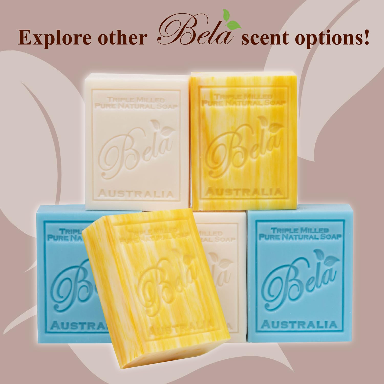 BELA frankincense and myrrh soap triple-milled – dense bar with lasting fragrance.