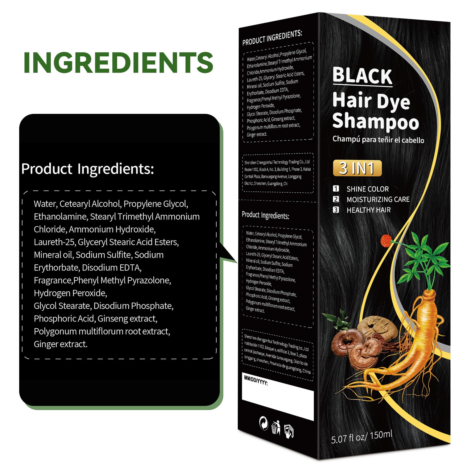 BELEZALIB At-home salon-quality results with this 3-in-1 shampoo.