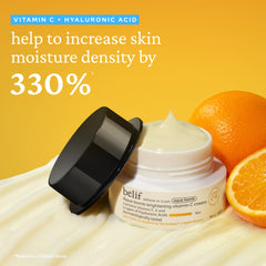 Belif Aqua Bomb gel-cream texture closeup shows refreshing, lightweight hydration for all-day moisture.