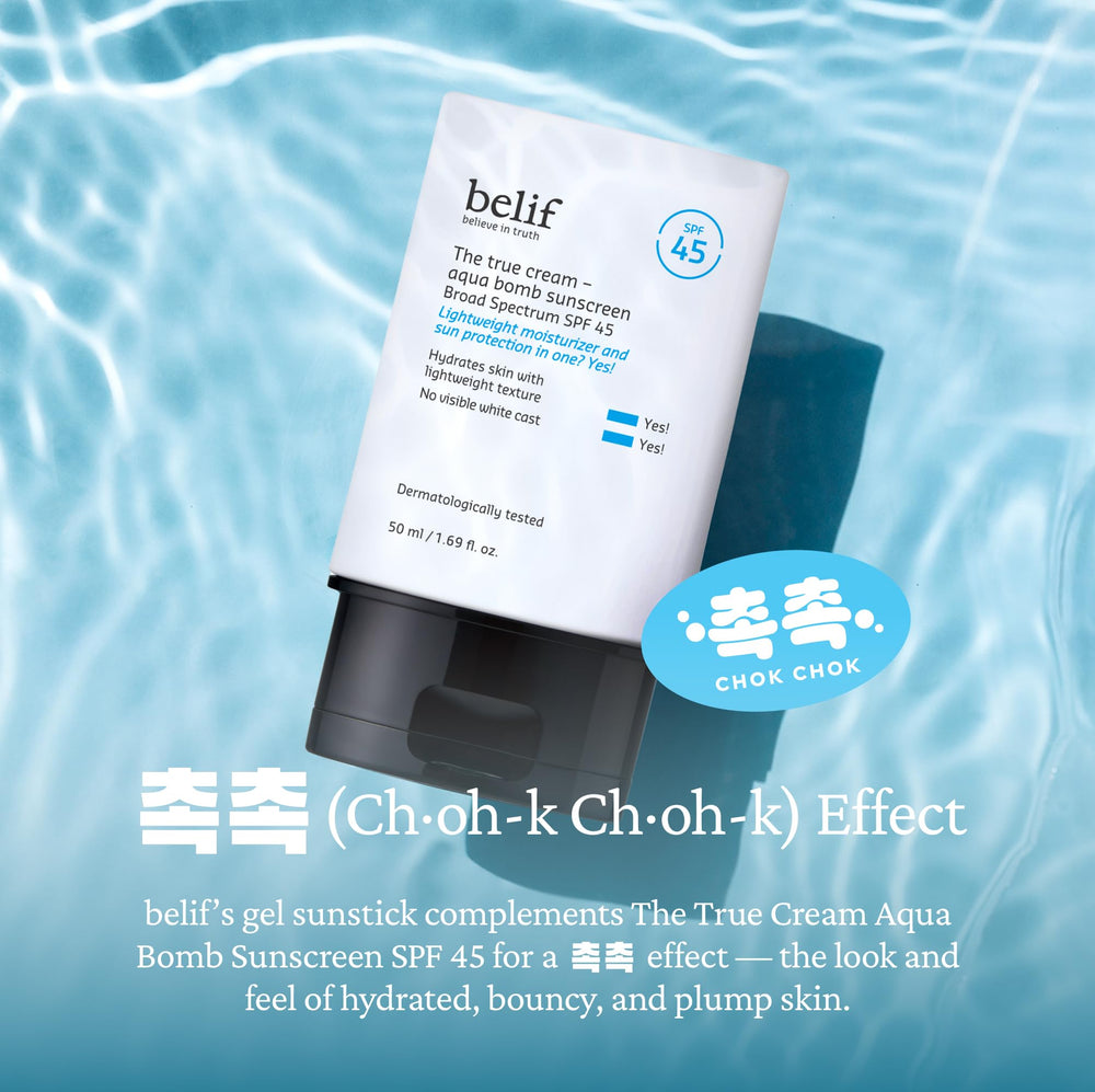 Belif Aqua Bomb is fragrance-free for sensitive skin routines