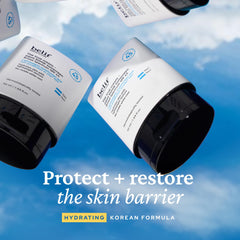 Belif Aqua Bomb SPF 45 texture swirl shows non-greasy, fast-absorbing formula