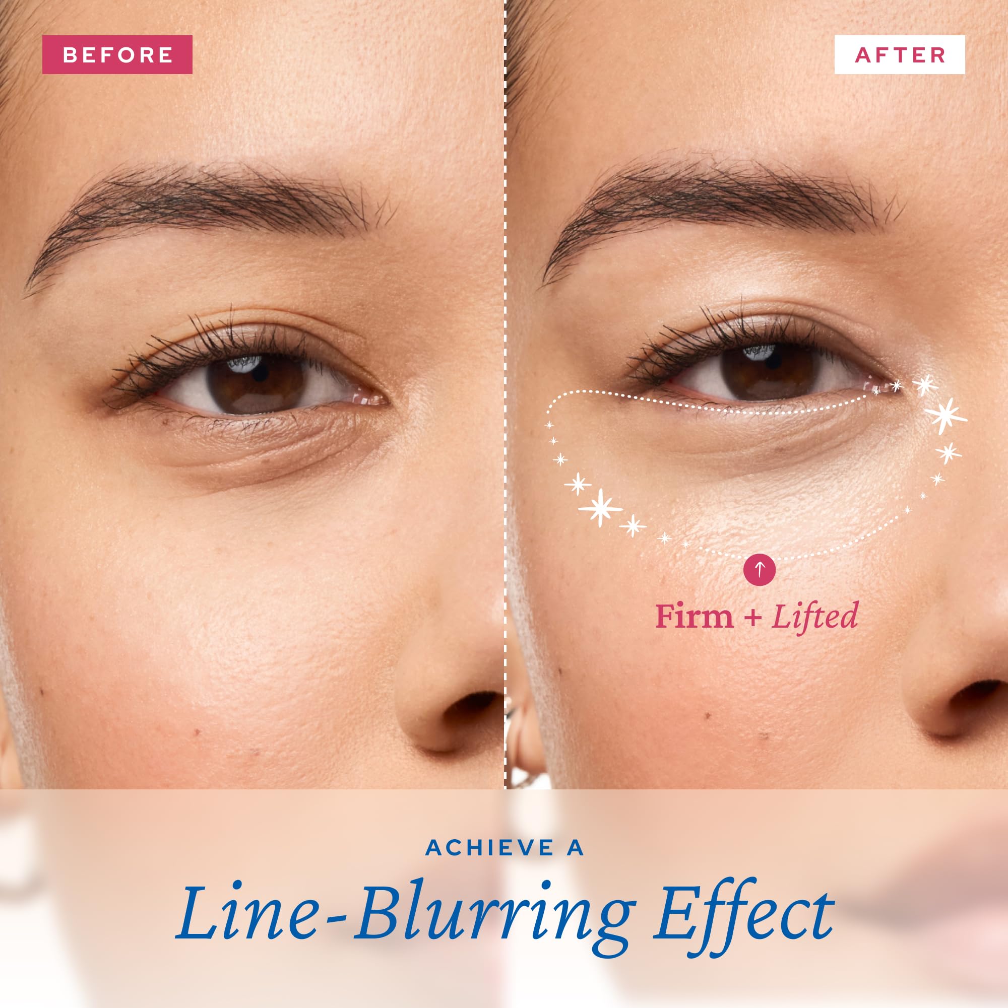 Belif bakuchiol-collagen eye serum swirl texture ready for hydration.