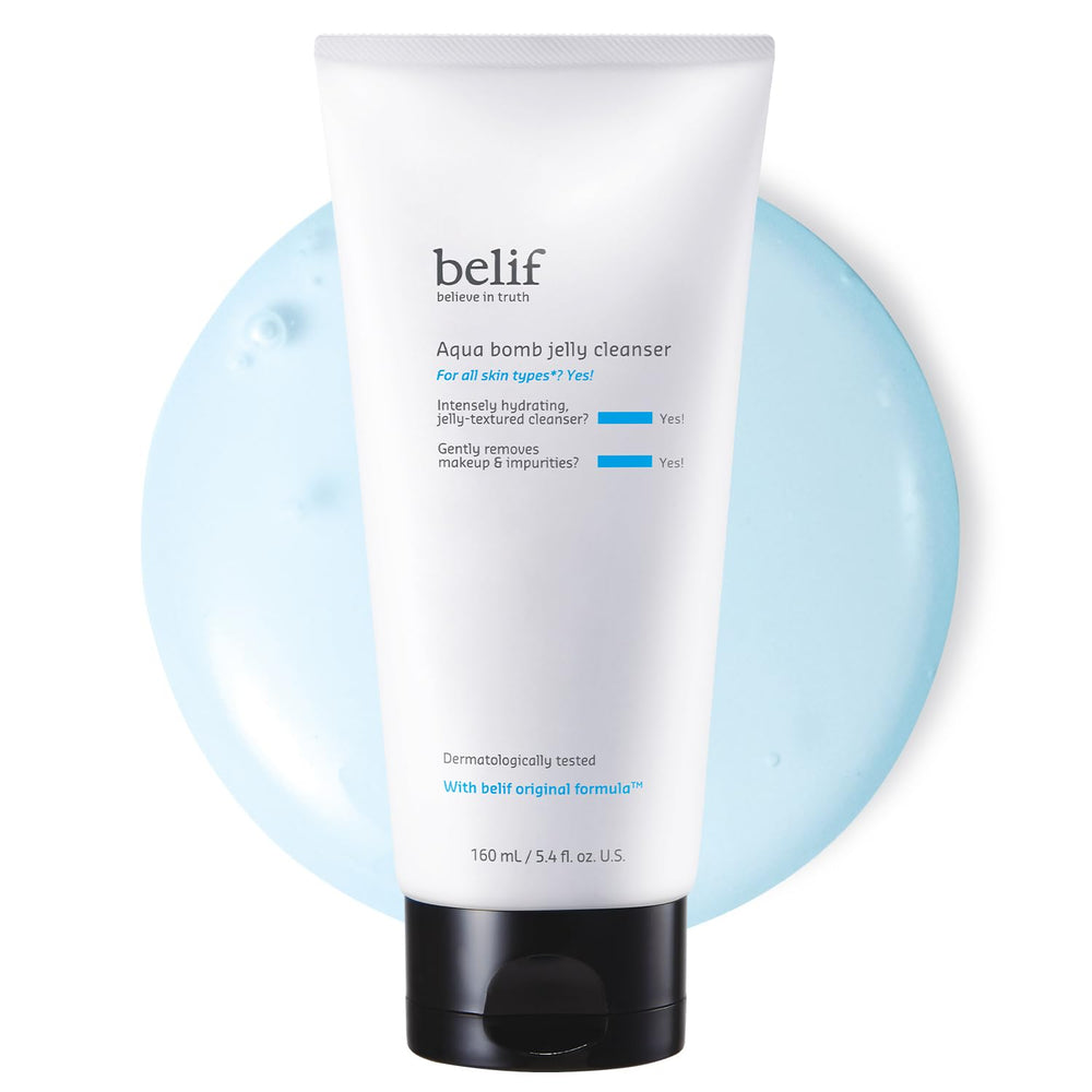 Belif Jelly Hydrating Deep Cleanser bottle - gentle, hydrating cleanse for daily skin comfort.