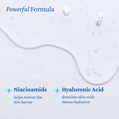 belif Niacinamide Hydrating Toner texture close-up showing light, water-based formula