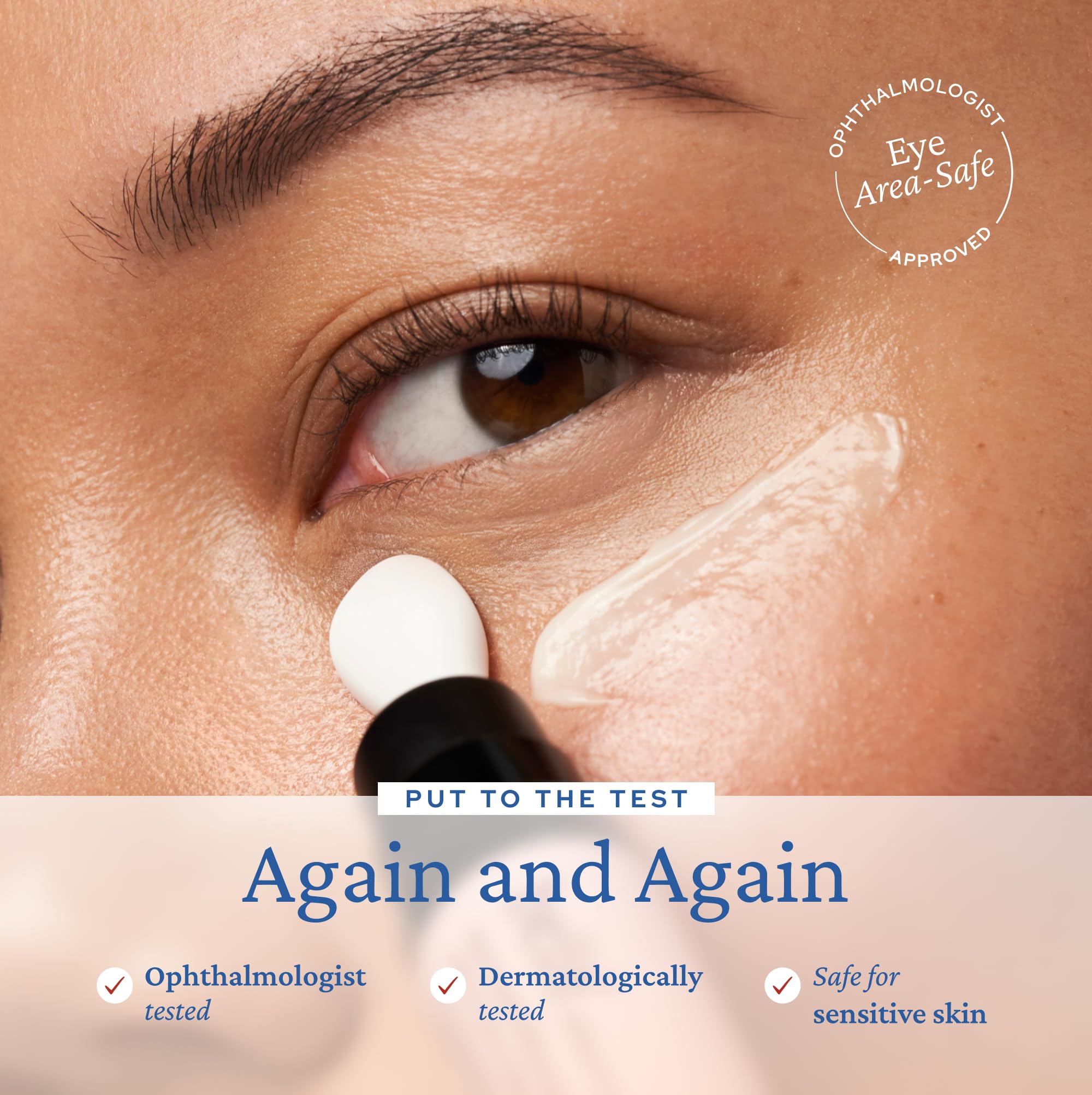Belif ophthalmologist-approved eye care packaging shown.