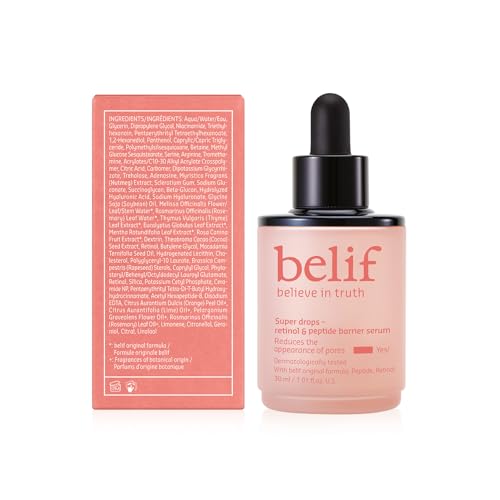 belif bottle placed on vanity emphasizing daily use for elasticity support