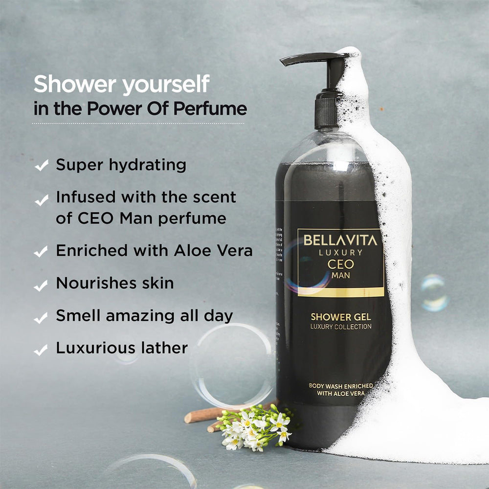 Bella Vita Luxury CEO Man infusión de aloe vera para hidratación suave.