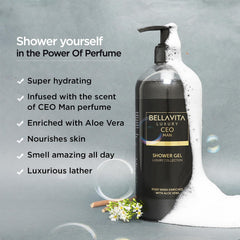 Bella Vita Luxury CEO Man infusión de aloe vera para hidratación suave.